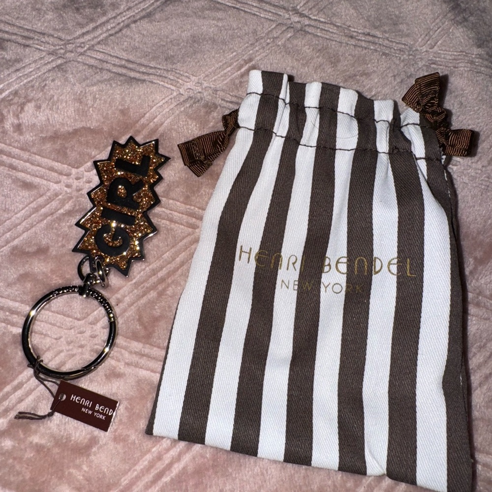 RARE Henri Bendel “Girl” Keychain